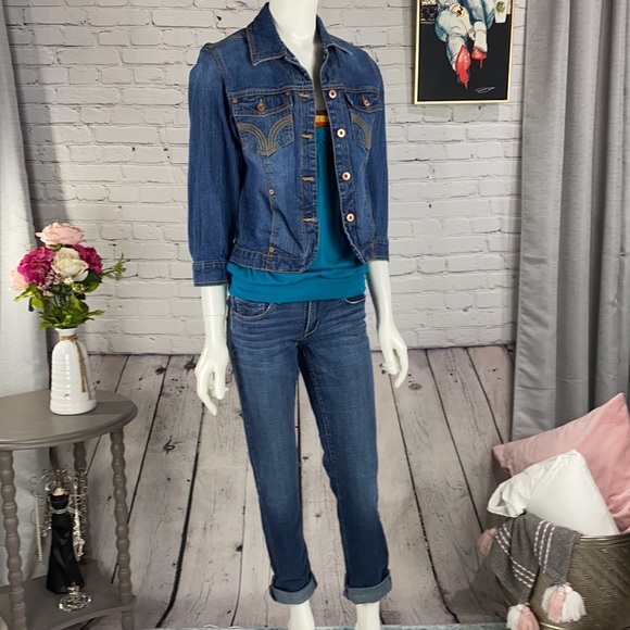 BANDOLINOBLU Jean Jacket Size: Medium - Picture 6 of 17